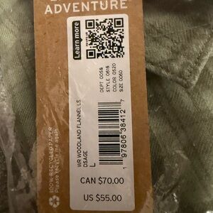 Green Woodland Flannel Shirt